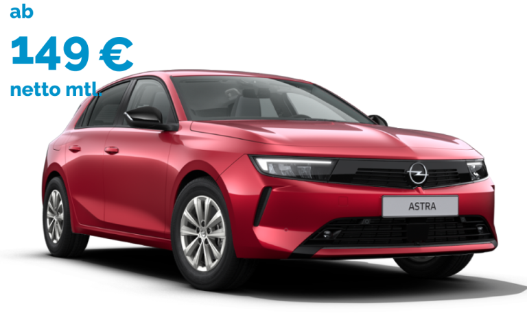 Opel Astra ab 149 Euro netto monatlich